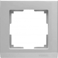 WERKEL STARK Рамка на 1 пост (серебряный) WL04-Frame-01