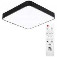 Св-к ARTELAMP A2669PL-1BK 100W 1000lm SCENA LED черн ПДУ 600x600x50