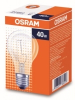 Лампа накаливания Osram Е27 40Вт  220Вт ЛОН прозрачная