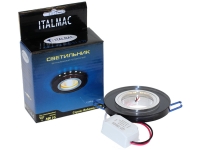 Св-к Italmac Bohemia LED 51671 MR16 круг черный (25495) Распродажа!