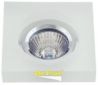 Св-к De Fran LED FT 892 квадрат хром+матовый