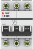Выкл. автоматич. 3п 63А (C) 4.5кА EKF Basic