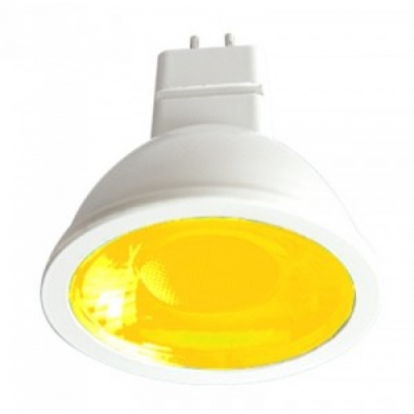 Лампа светодиодная Ecola MR16 220V 7Вт желтая