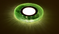 Св-к Ладья L-162 зеленый + LED подсветка