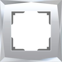 WERKEL DIAMANT Рамка на 1 пост (зеркало, стекло) WL08-Frame-01