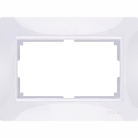 WERKEL Snabb Basic Рамка для двойной розетки (белый) WL03-Frame-01-DBL