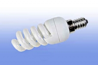 Лампа КЛЛ Ecola E14 11Вт Spiral Micro Full Plus 98х32 2700K