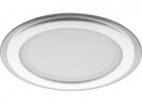 Св-к Feron LED 18W AL2110, подсветка, стекло, круг, 1120Lum, 4000K 198(168)х33 белый
