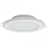 Св-к Feron LED 12W AL2110, подсветка, стекло, круг, 960Lum, 4000K 160(141)x35 белый