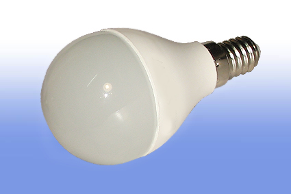 Лампа светодиодная Volpe E14  6Вт шар матовая 3000К 450Лм