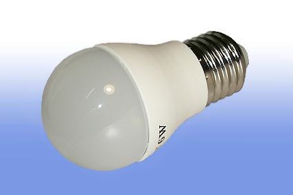 Лампа светодиодная Volpe E27  6Вт шар матовая 3000К 450Лм