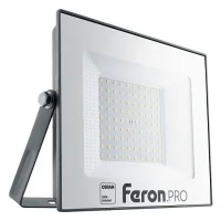Прожектор 10Вт 6400K IP65 Feron.PRO 1000lm 6400K черный 60x43x78 OSRAM LL-1000