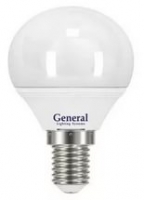 Лампа светодиодная General E14 6Вт G45 2700К РАСПРОДАЖА!