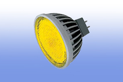 Лампа светодиодная MR16 220V 4.2Вт Ecola желтый 47х50