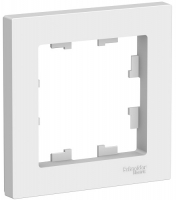 SchE AtlasDesign белый рамка 1мест.
