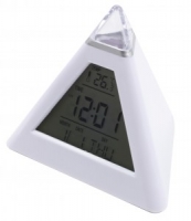 Часы-будильник Пирамидка IR-636 (7 подсв, термометр)