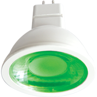Лампа светодиодная Ecola MR16 220V 7Вт зеленая
