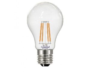 Лампа светодиодная General E27 10Вт А60 60x105 4500К 890Lm филамен.прозр