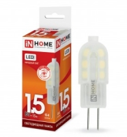 Лампа светодиодная IN HOME G4 12V 1.5Вт 135Lm 6500К