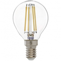 Лампа светодиодная General E14 10Вт G45 шар 4500К 790Lm филамен.прозр 