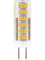 Лампа светодиодная Feron G4 220V 7Вт 4000K 580Lm 16x50 пластик