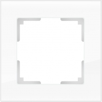 WERKEL FAVORIT Рамка на 1 пост (белый, стекло) WL01-Frame-01